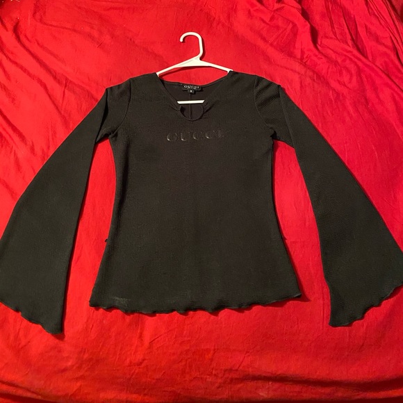 Ladies Black Gucci Top